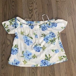 Off the shoulder shirt